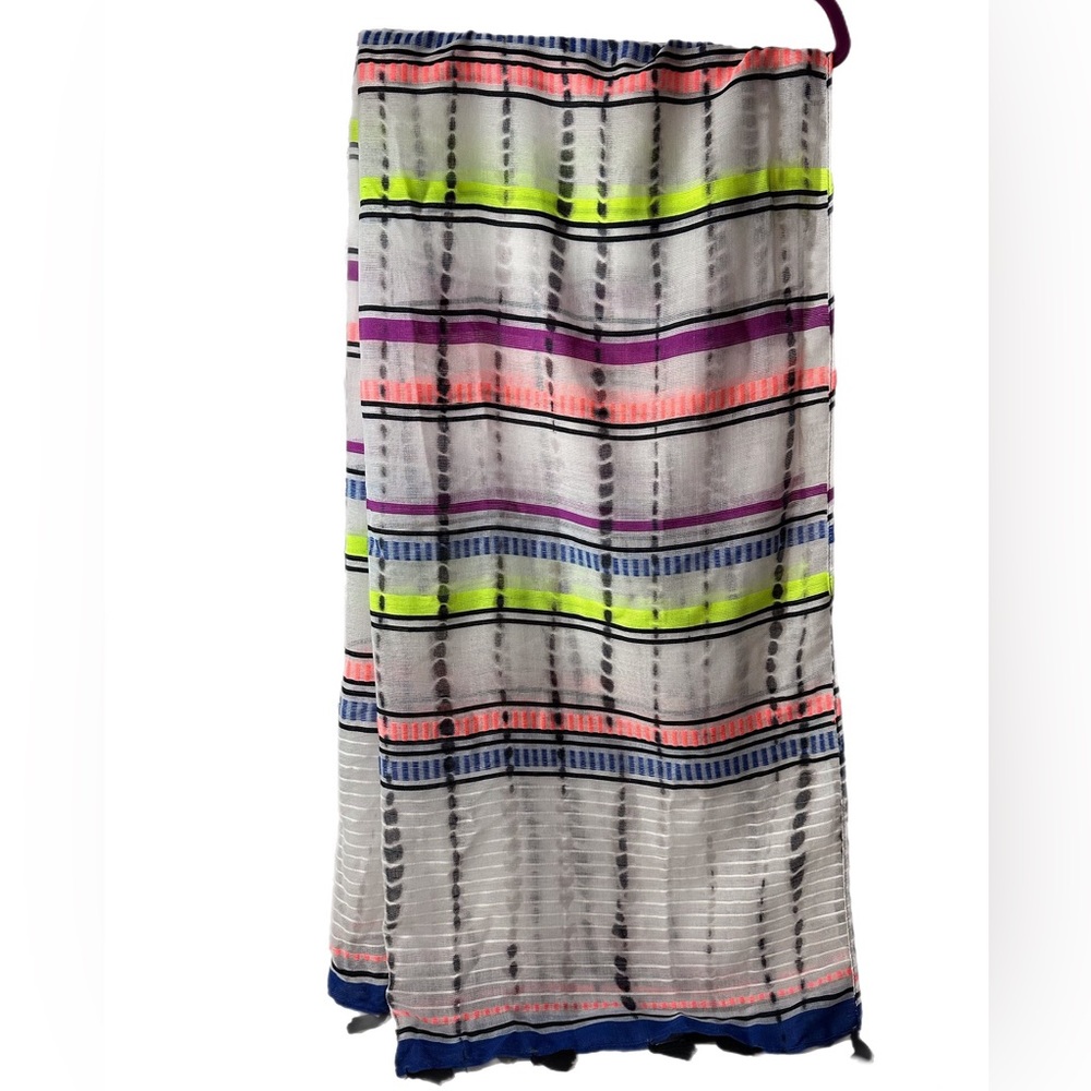 INC International Concepts Sarong. Multi Colored Wrap Scarf. 72” x 36”